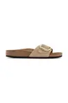 Nubukové pantofle Birkenstock Madrid Big Buckle
