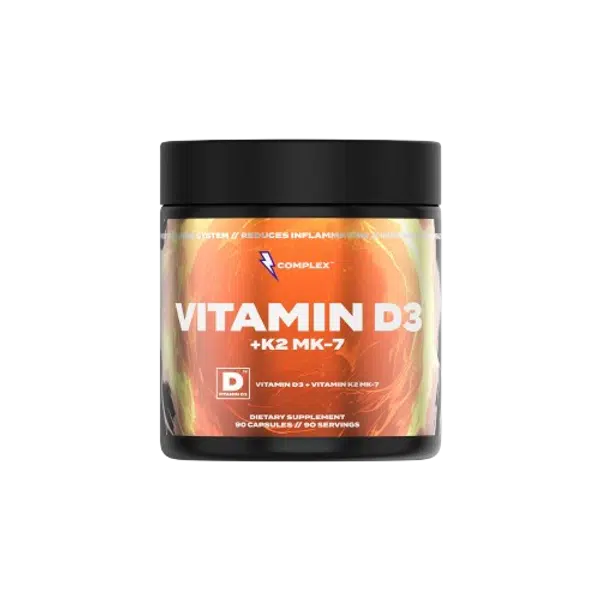 COMPLEX Vitamin D3+K2 MK-7 90 kapslí