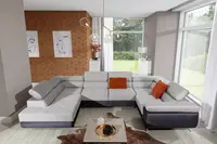 Sedací souprava Letto Provedení: Levá U, látka: Monolith 84/Monolith 97