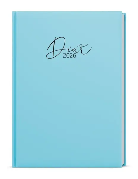 Týdenní diář 2026 Oskar Lamino Pastel A5 modrá