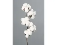 Umelá kvetina Bavlník 49 cm, biela%