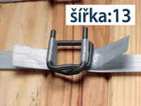 1000 ks - Spona viazacia pre pásku PES (PET, PP) šírka 13 mm, drôtená B4, fosfát