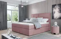 Boxspring Meron Rozměr: 140 x 200 cm, látka: MatVelvet 63
