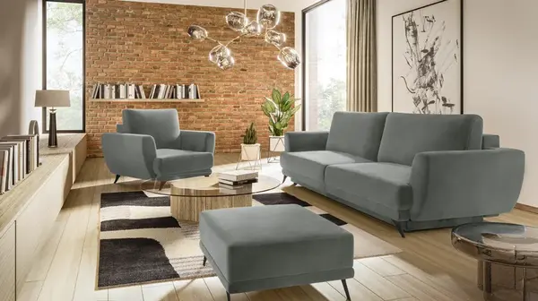 Sestava Megis - 3F+1F+taburet látka: Loco 4