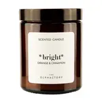 The Olphactory Scented Candle Glass Bright Orange & Cinn to vonná svíčka 135 g