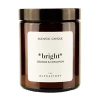 The Olphactory Scented Candle Glass Bright Orange & Cinn to vonná svíčka 135 g