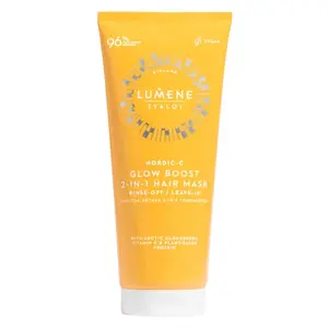 Lumene Glow Boost Hair Mask rozjasňující vlasová maska 200 ml