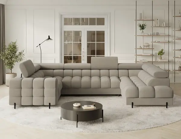 Sedací souprava Fectory Provedení: Pravá U, látka: Aura 18