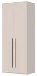 Dvoudveřová šatní skříň baptiste - béžová