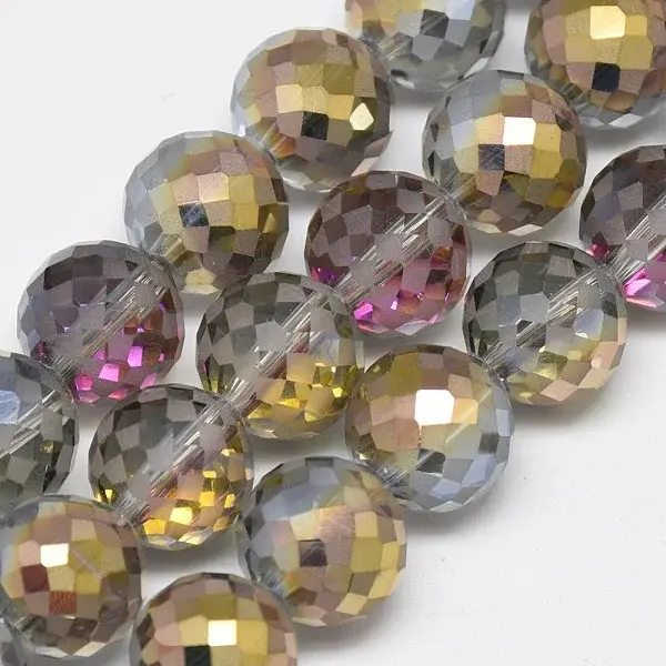 Electroplate Glass Beads Strands