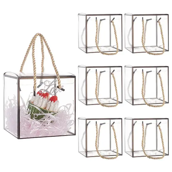 Transparent PET Plastic Gift Box