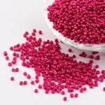 12/0 1.5-2mm Baking Paint Glass Seed Beads Loose Spacer Beads