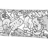 Opěrka/chránič na postel 13x36cm komiks - černá / bílá