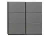 Šatní skříň s posuvnými dveřmi catalina 220 - šedá