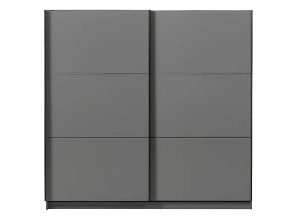 Šatní skříň s posuvnými dveřmi catalina 220 - šedá