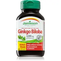 Jamieson Ginkgo Biloba 4,000 mg kapsle pro podporu krevního oběhu a kognitivních funkcí 90 cps