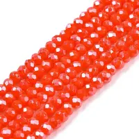 Electroplate Glass Beads Strands