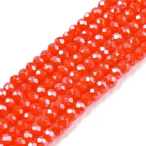 Electroplate Glass Beads Strands
