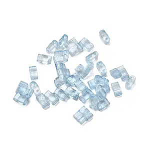 2-Hole Transparent Glass Seed Beads