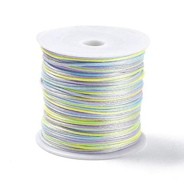 Segment Dyed Nylon Rattail Satin Cords