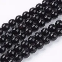 Natural Black Onyx Beads Strands