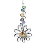 Glass Flower Hanging Suncatchers