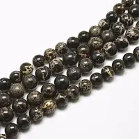Round Natural Imperial Jasper Beads