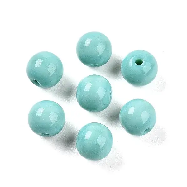 Opaque Solid Color Glass Beads