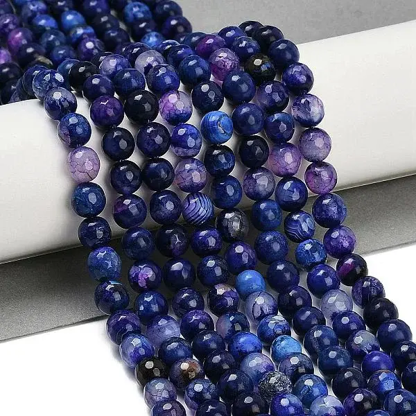 Natural Agate(Dyed & Heated) Beads Strands