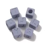 Rubberized Style Transparent Acrylic Beads