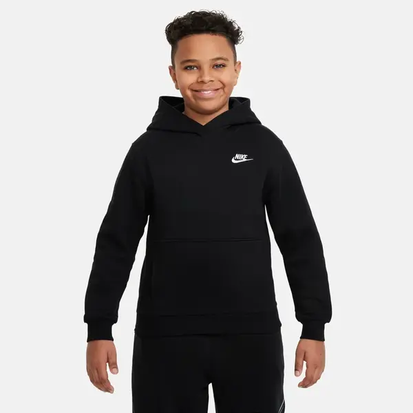 Nike Sportswear Club Fleece Big Kids Pullover Hoodie XS