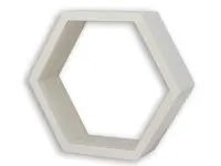 Police z masivu selská cos 18 - k03 bílá patina