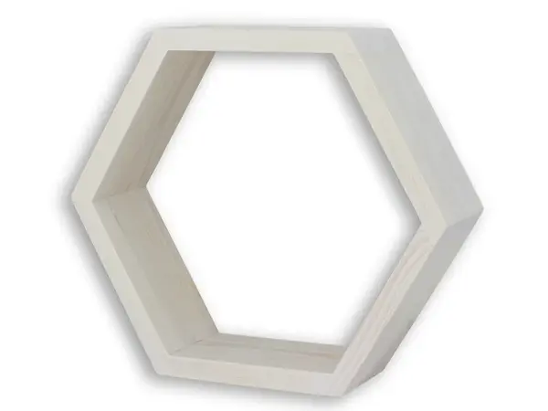 Police z masivu selská cos 18 - k03 bílá patina