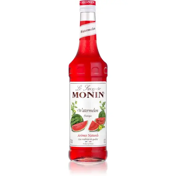 Monin Le Sirop Meloun vodní sirup pro přípravu nápoje příchuť Watermelon 700 ml