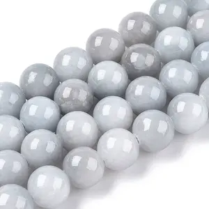 Natural Dyed Yellow Jade Beads Strands