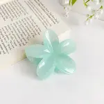 Candy Color Flower Plastic Claw Hair Clips