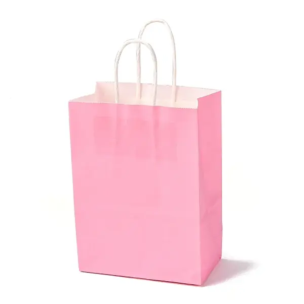 Rectangle Kraft Paper Gift Tote Bags