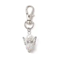 Angel Polymer Clay Rhinestone Pendant Decorations