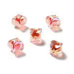 Two Tone UV Plating Rainbow Iridescent Acrylic Beads