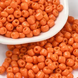 Baking Paint 6/0 Glass Seed Beads