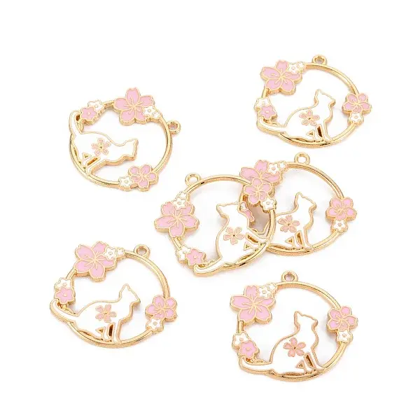 Eco-Friendly Alloy Enamel Pendants