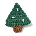 Christmas Yarn Brooch