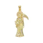Brass Micro Pave Cubic Zirconia Pendants