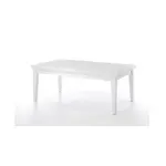 Konferenční stolek, dtd fóliovaná / mdf lakovaná, bílá, paris