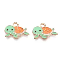 Alloy Enamel Pendants