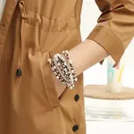 Leopard Faux Suede Leather Multi-strand Bracelets