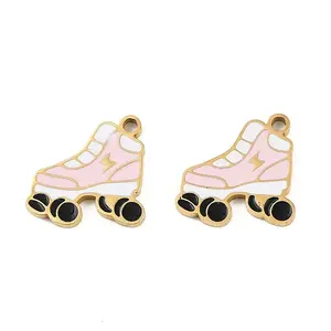 304 Stainless Steel Enamel Charms