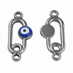 304 Stainless Steel Enamel Connector Charms
