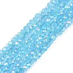 Electroplate Glass Beads Strands