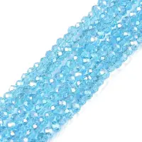 Electroplate Glass Beads Strands